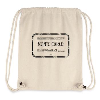T-shirt vintage Monte Carlo 1929 - Sac à cordon recyclé Stanley/Stella - blanc naturel - Devant