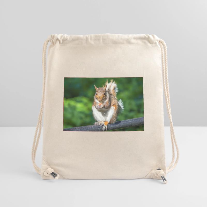 Essen Grauhörnchen Grauhörnchen Sciurus caroline Stanley/Stella recycelter Gym Bag