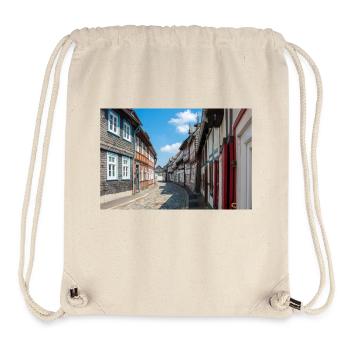 vieille ville de (Altstadt) Goslar Basse-Saxe - Sac à cordon recyclé Stanley/Stella - blanc naturel - Devant