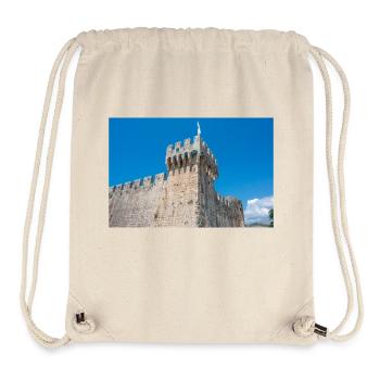 Burg und Festung Kamerlengo (Kaštel Kamerlengo) - Stanley/Stella recycelter Gym Bag - Naturweiß - Vorne