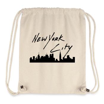 New York - Stanley/Stella Recycled Gym Bag - natural - Front