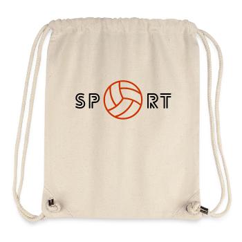 sport hand - Sac à cordon recyclé Stanley/Stella - blanc naturel - Devant