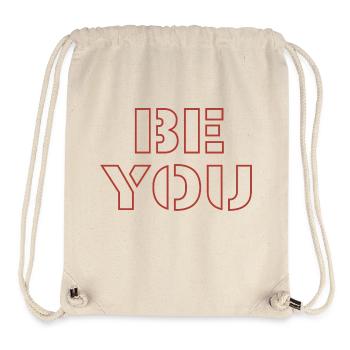 Soyez vous-même - Sac à cordon recyclé Stanley/Stella - blanc naturel - Devant