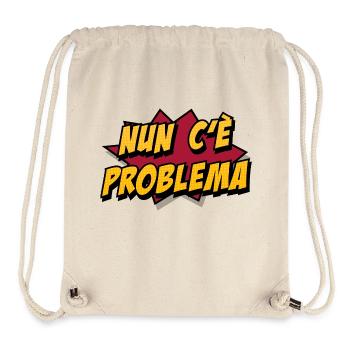 Roman Phrases "There is no Problem" v.001 - Stanley/Stella Recycled Gym Bag - natural - Front