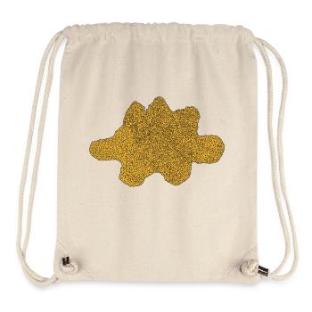 Stegosaurus Nugget - Stanley/Stella Recycled Gym Bag - natural - Front