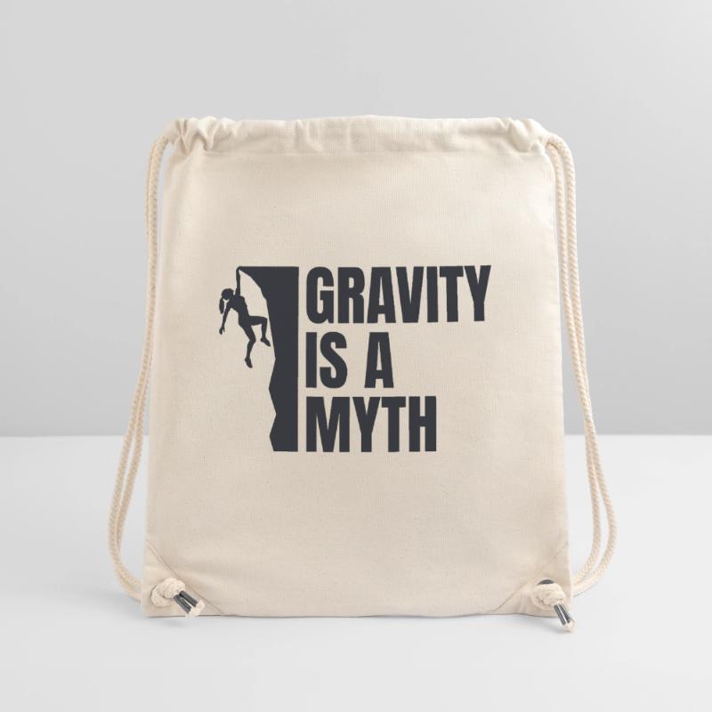 Gravity Is A Myth - Kletterer Geschenk Stanley/Stella recycelter Gym Bag
