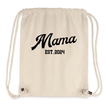 Mama Werden Mutterschaft in 2024 Neue Mutter Mami - Stanley/Stella recycelter Gym Bag - Naturweiß - Vorne