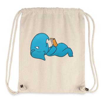 Elephant Reading - Stanley/Stella Recycled Gym Bag - natural - Front