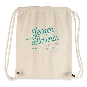Lecker Bierchen - Stanley/Stella recycelter Gym Bag - Naturweiß - Vorne