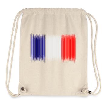 French flag - new design - Stanley/Stella Recycled Gym Bag - natural - Front