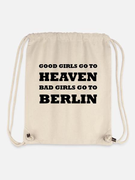 Good Girls Bad Girls Berlin - Stanley/Stella Recycled Gym Bag - natural