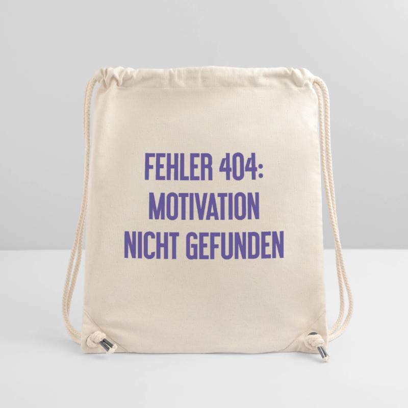 Error 404: Motivation not found Stanley/Stella Recycled Gym Bag
