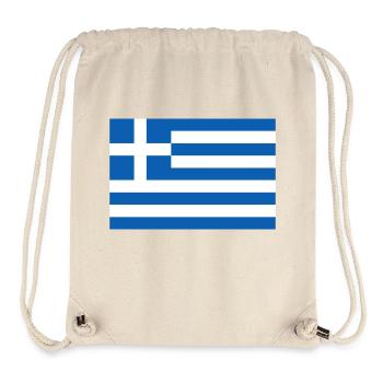 Grèce - Sac à cordon recyclé Stanley/Stella - blanc naturel - Devant