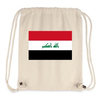 Iraq - Stanley/Stella Recycled Gym Bag - natural - Front