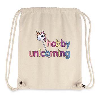 Hobby horsing Einhorn - Stanley/Stella recycelter Gym Bag - Naturweiß - Vorne