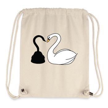 Käpt'n Hook und Schwan - Stanley/Stella recycelter Gym Bag - Naturweiß - Vorne