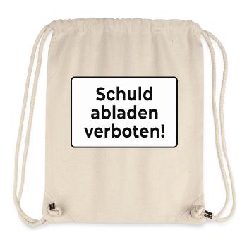 Unloading guilt prohibited - Stanley/Stella Recycled Gym Bag - natural - Front