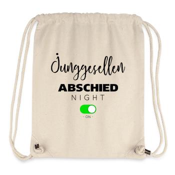 Junggesellen abschied - Stanley/Stella recycelter Gym Bag - Naturweiß - Vorne