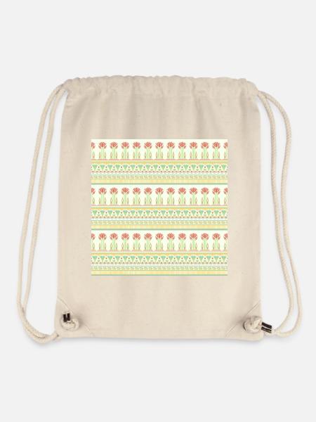 EGYPTIAN Pattern I - Stanley/Stella Recycled Gym Bag - natural