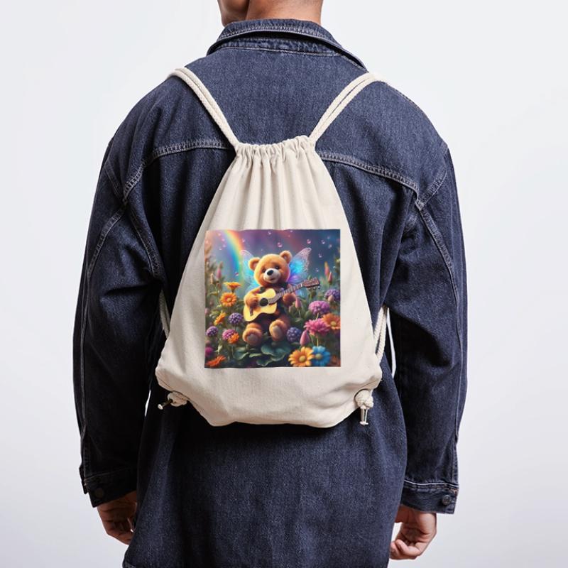 Teddybär singt dir ein Lied Stanley/Stella recycelter Gym Bag