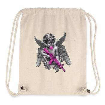 Urban Angel - Kunst trifft Klassik - Stanley/Stella recycelter Gym Bag - Naturweiß - Vorne