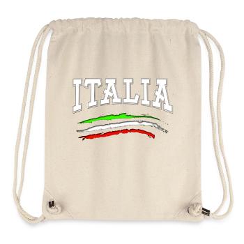 italie_blanc - Sac à cordon recyclé Stanley/Stella - blanc naturel - Devant