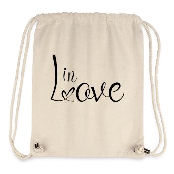 In Love - Stanley/Stella Recycled Gym Bag - natural - Front
