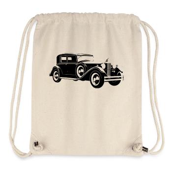 Oldtimer Auto Youngtimer Schrauber Werkstatt Tuner - Stanley/Stella recycelter Gym Bag - Naturweiß - Vorne
