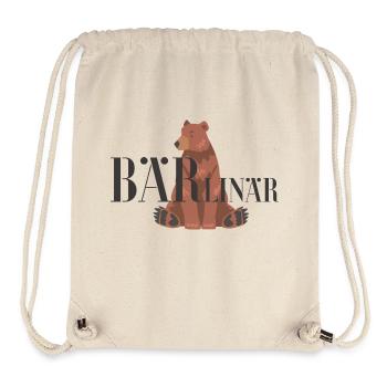 Bärlinär - Berliner - Stanley/Stella recycelter Gym Bag - Naturweiß - Vorne