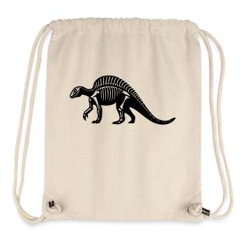 Dinosaurier-Fossil - Stanley/Stella recycelter Gym Bag - Naturweiß - Vorne
