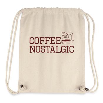 Coffee lover nostalgisch - Stanley/Stella recycelter Gym Bag - Naturweiß - Vorne