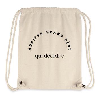 great-grandfather who rocks - Stanley/Stella Recycled Gym Bag - natural - Front