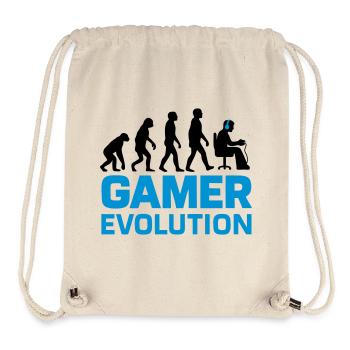 Gamer Evolution Gaming Geek - Stanley/Stella recycelter Gym Bag - Naturweiß - Vorne