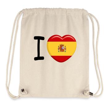 I love Espana - Stanley/Stella Recycled Gym Bag - natural - Front