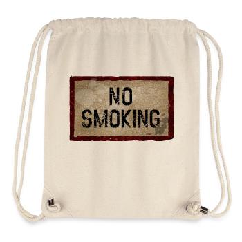No Smoking - Stanley/Stella recycelter Gym Bag - Naturweiß - Vorne