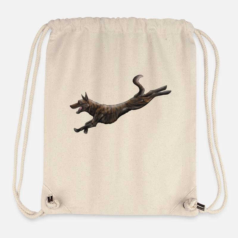 Dutch shepherd - Stanley/Stella recycelter Gym Bag - Naturweiß