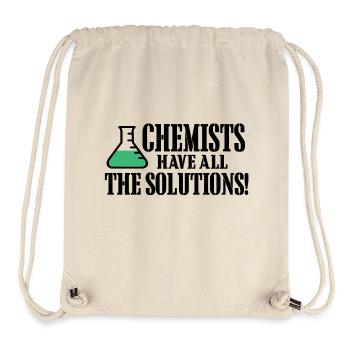 Étudiant en chimie - Sac à cordon recyclé Stanley/Stella - blanc naturel - Devant
