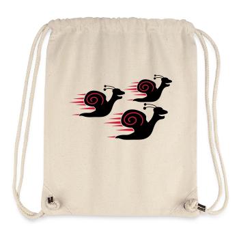 Snail Race - Stanley/Stella recycelter Gym Bag - Naturweiß - Vorne
