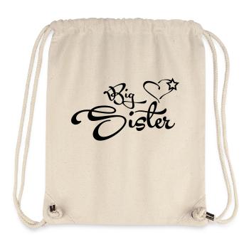 Big Sister - Sac à cordon recyclé Stanley/Stella - blanc naturel - Devant