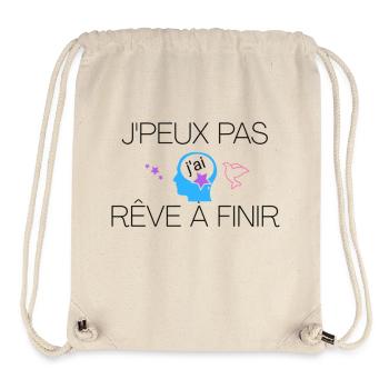 Citation - Sac à cordon recyclé Stanley/Stella - blanc naturel - Devant