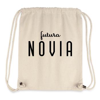 Futura Novia Engagement Bridal Shower Wedding - Stanley/Stella Recycled Gym Bag - natural - Front