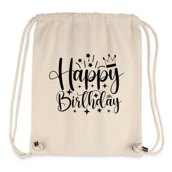 Birthday Queen 5 Happy Birthday - Stanley/Stella Recycled Gym Bag - natural - Front