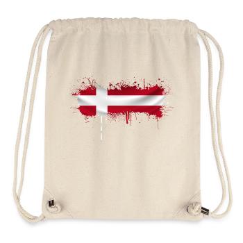 Dänemark Europa Dänische Flagge Nationalsymbole norden - Stanley/Stella recycelter Gym Bag - Naturweiß - Vorne