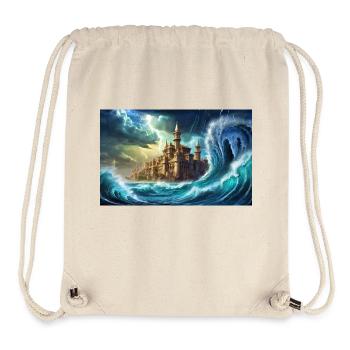 creepy mythical places – doom of Atlantis - Stanley/Stella Recycled Gym Bag - natural - Front
