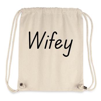 Wifey - Stanley/Stella Recycled Gym Bag - natural - Front