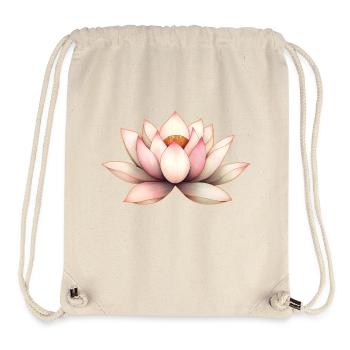 Lotus Flower - Stanley/Stella Recycled Gym Bag - natural - Front