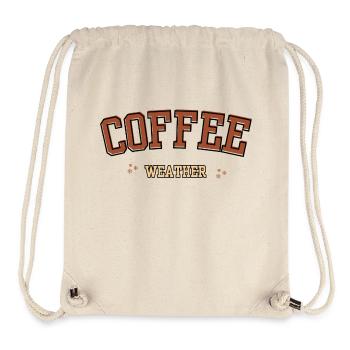 Coffee weather - Sac à cordon recyclé Stanley/Stella - blanc naturel - Devant
