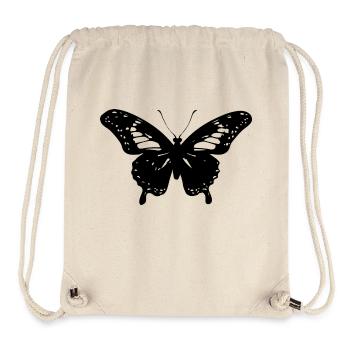 Schmetterling - Stanley/Stella recycelter Gym Bag - Naturweiß - Vorne