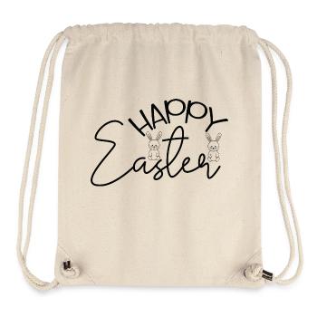 Happy Easter 🐰🌸 - Stanley/Stella recycelter Gym Bag - Naturweiß - Vorne