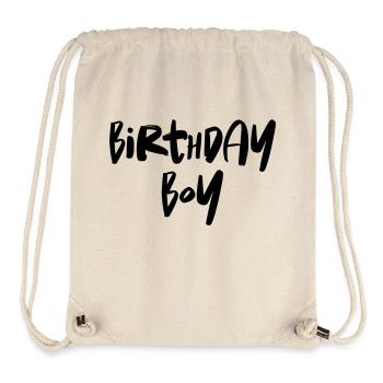 Birthday Boy - Stanley/Stella recycelter Gym Bag - Naturweiß - Vorne